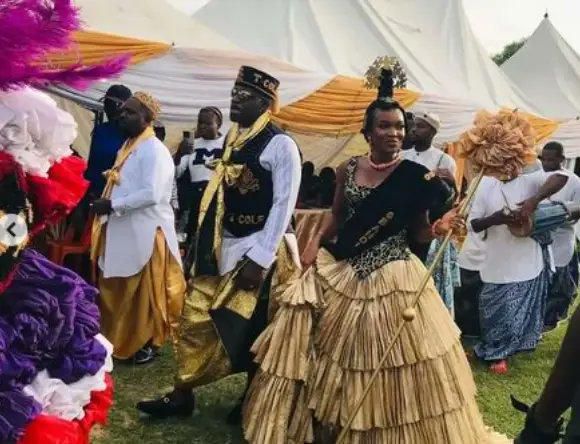 Photo from Wofai Fada and Taiwo Cole's traditional wedding