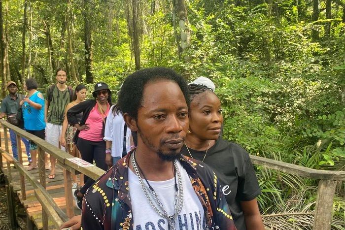 Nigerians and tourists coming in to enjoy biodiversity at the just re-opened Lekki Conservation Center [NAN]