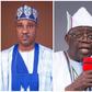 The Speaker of the House of Representatives, Tajudeen Abass, President Bola Tinubu, and President of the Senate, Godswill Akpabio.