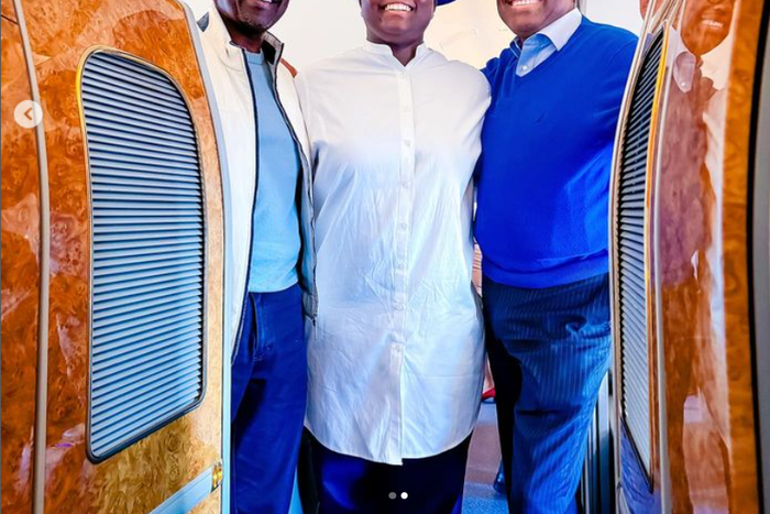 President William Ruto, President of the African Development Bank Group, Akinwumi Adesina and his photographer Tolani Alli