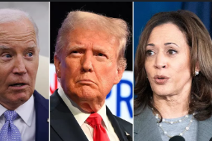 Joe Biden, Donald Trump and Kamala Harris [Business Today]