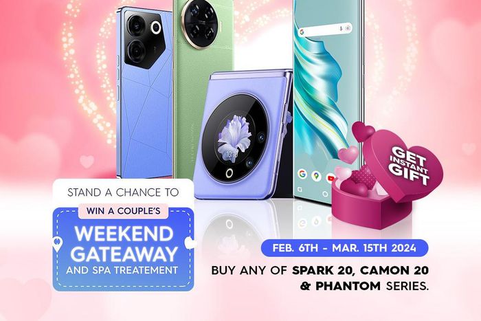 Love in every purchase with TECNO's SPARK your love promo!