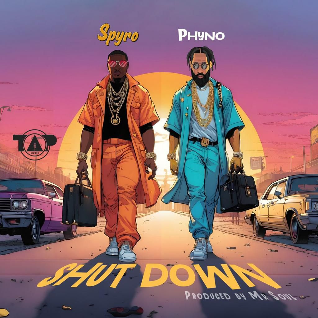 Spyro, Phyno deliver sensational blend of Afro Pop, Highlife with 'Shut Down'