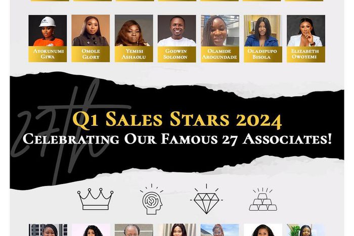 27th Development set to celebrate top 27 associates on the 27th of every month