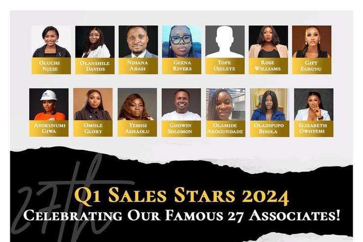 27th Development set to celebrate top 27 associates on the 27th of every month