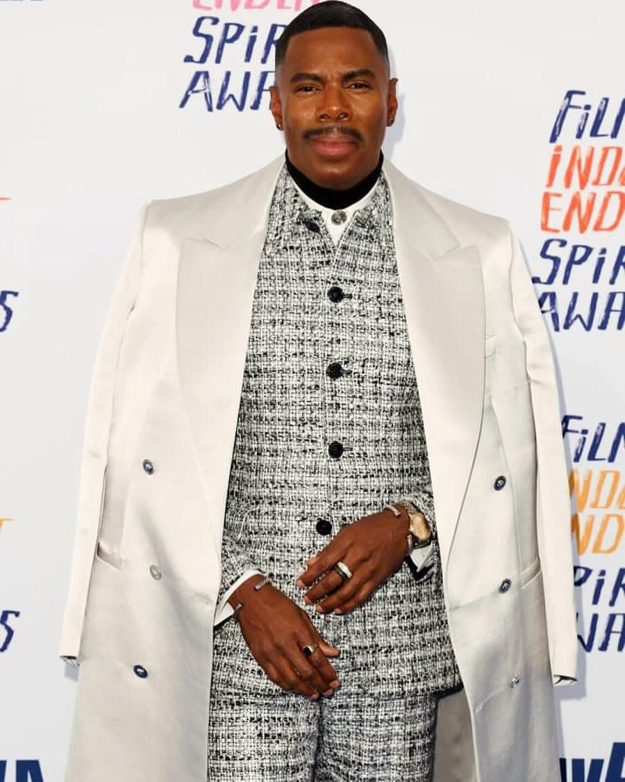 This tweed versace is one of the best suits for men [Instagram/kingofbingo]