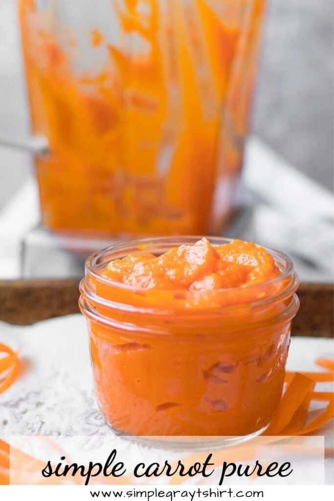 Carrot puree