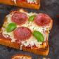 Pizza toast [Martin's famous potato rolls and bread]