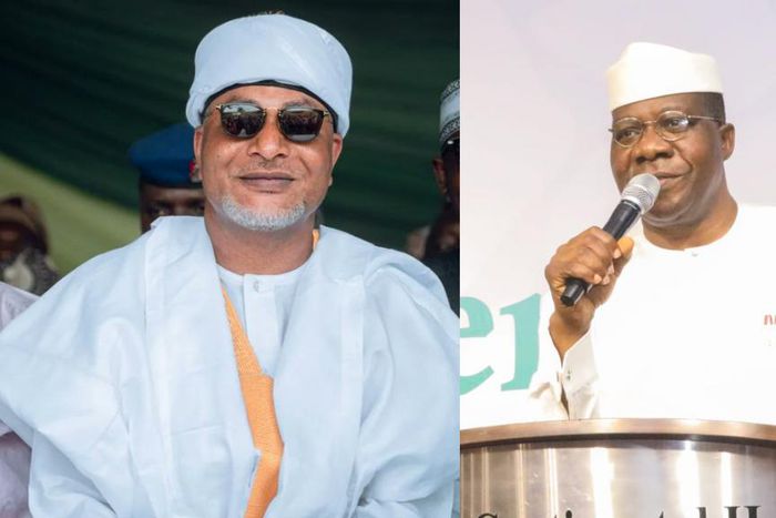 Senator Saliu Mustapha and Senator Opeyemi Bamidele. [Facebook]