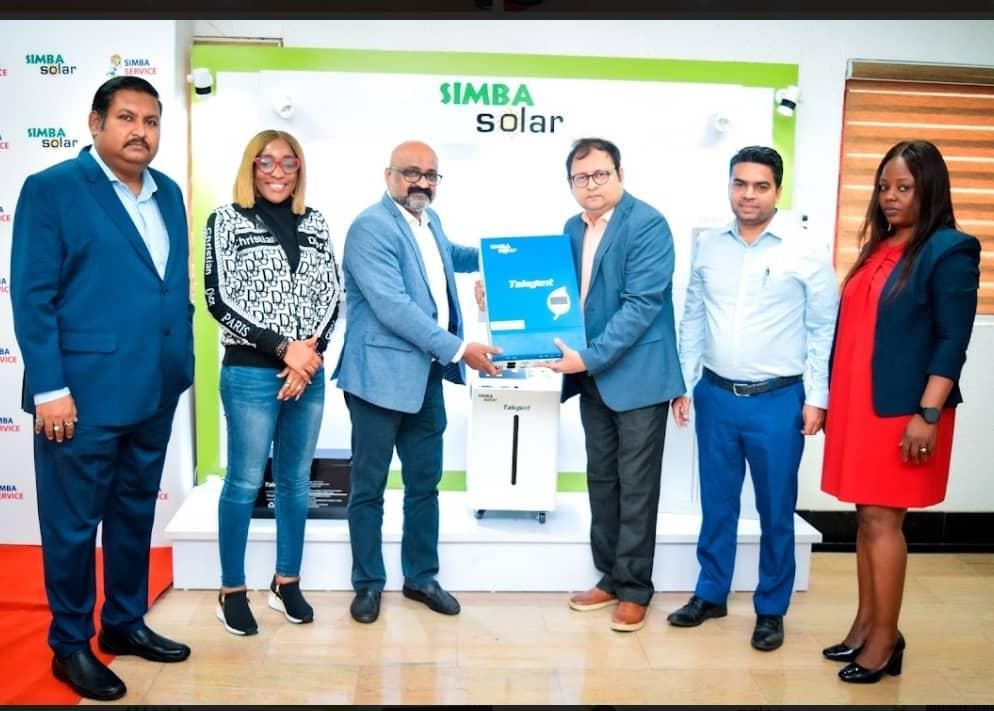 L-R: LR- Head Business, Sandipan Bhattacharya, Profit Centre Head, Retails, Adebimpe Adebisi, Profit Centre Head, Service, Pramod KC, Profit Center Head Simba Solar, Debdeep Mukherjee, Profit Center Head Genus, Sandeep Sharma, and Marketing Manager, Ol...