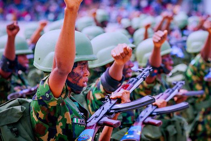 Officers of the Nigerian Army.