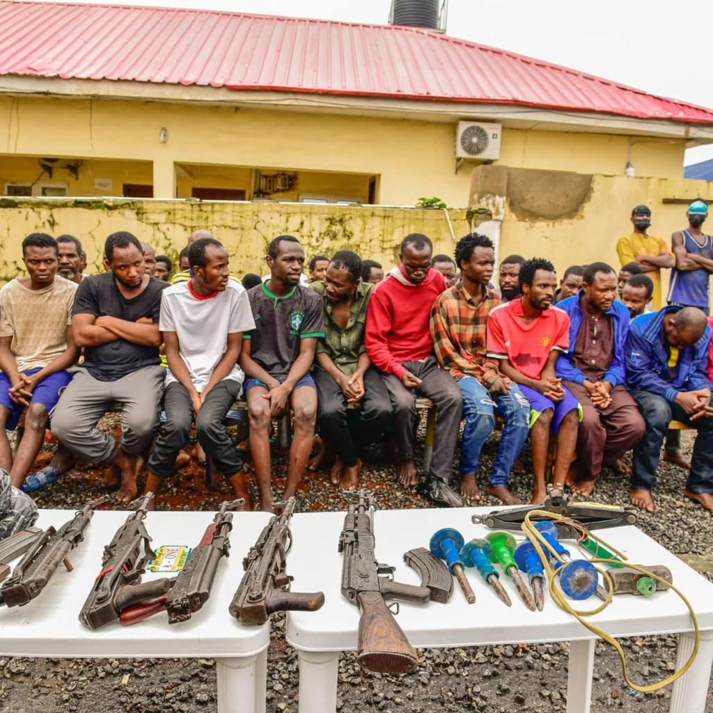 Police Arrest 38 Criminal Suspects In Taraba For Kidnapping, Murder 