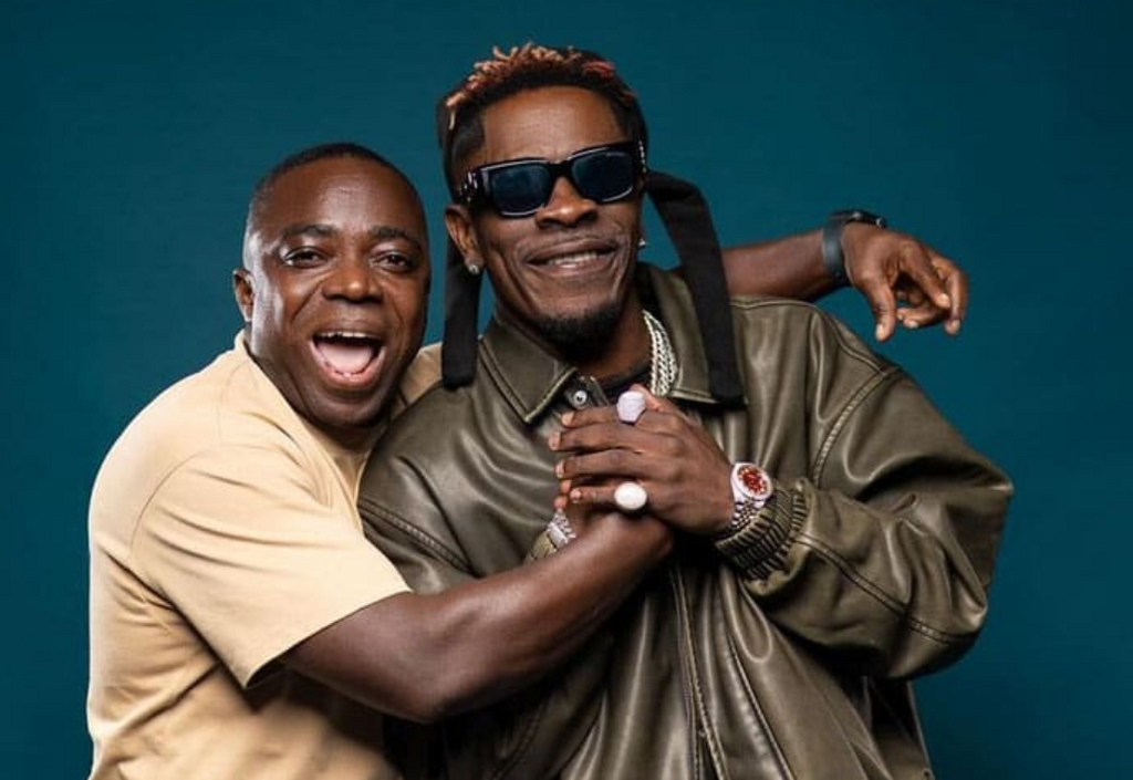 Shatta Wale and Manager Sammy Flex