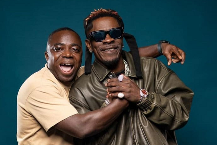 Shatta Wale and Manager Sammy Flex