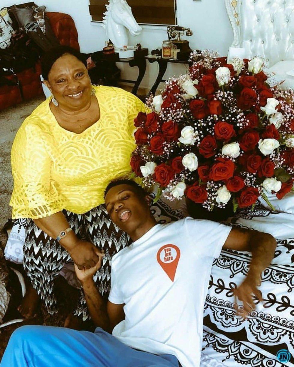 Wizkid and his mum