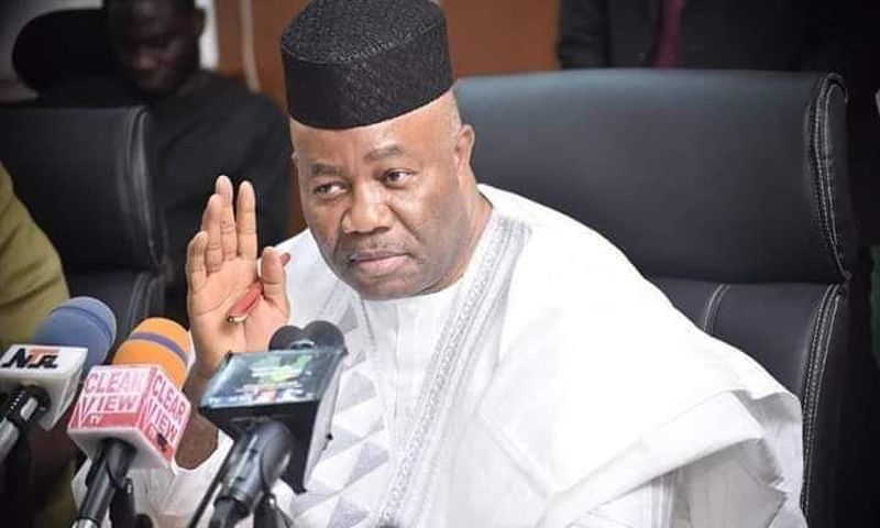 Senate President, Godswill Akpabio [puo reports]