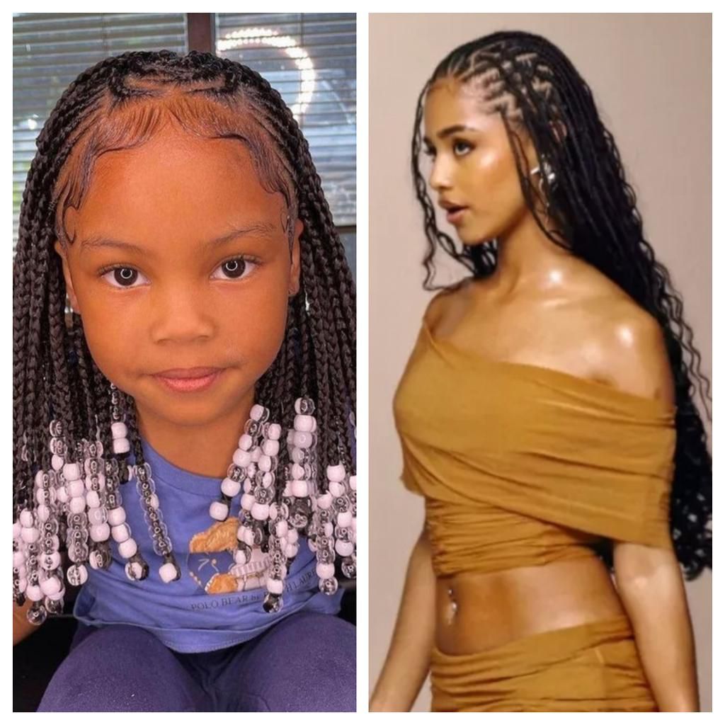 Fulani Braids on girls and woman [colors/nairaland]