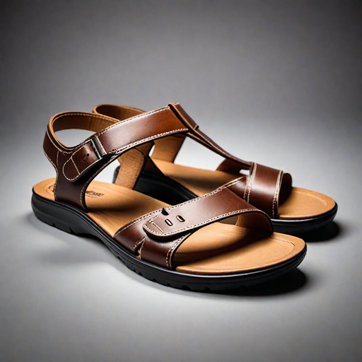 AI-generated image of men's sandals