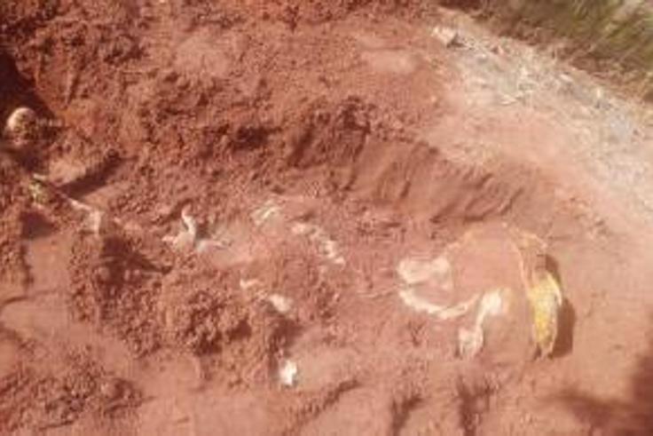 He buried his father in a shallow grave [Sahara Reporters]