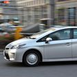 The Toyota Prius Hybrid car.