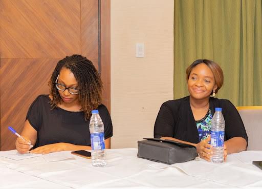 Guests jotting down  during Capital Club’s Annual African Women on Board Roundtable sponsored by The Macallan