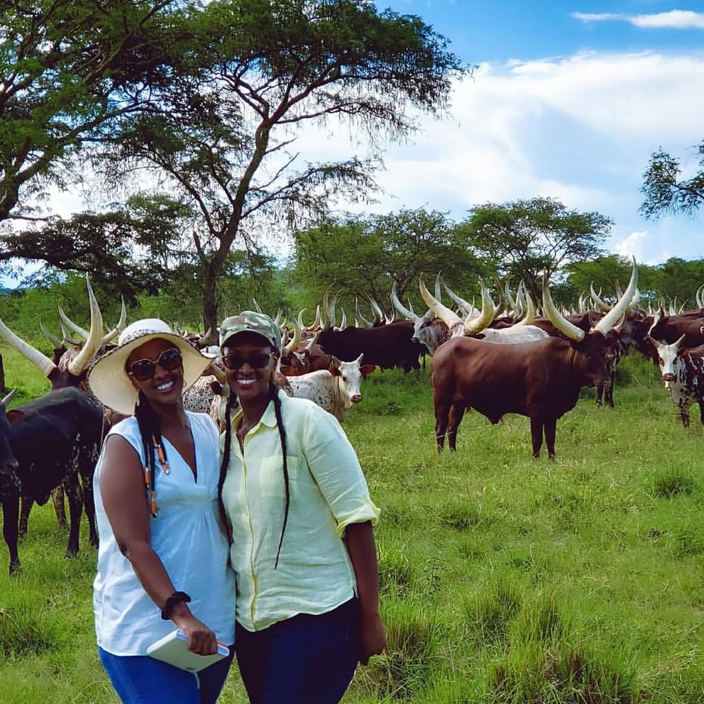 Museveni' daughters Natasha and Diana are avid farmers