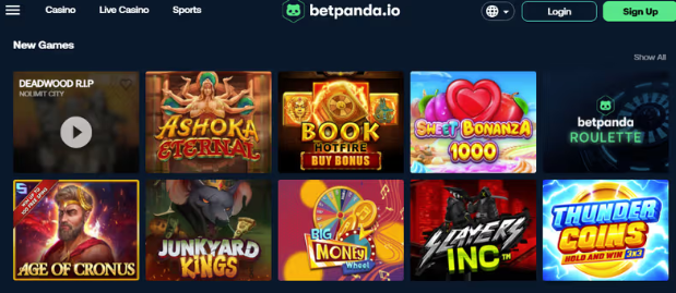Betpanda - Best Mobile Crypto Casino for Players from the UK