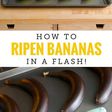 How to ripen bananas quickly [Pinterest]