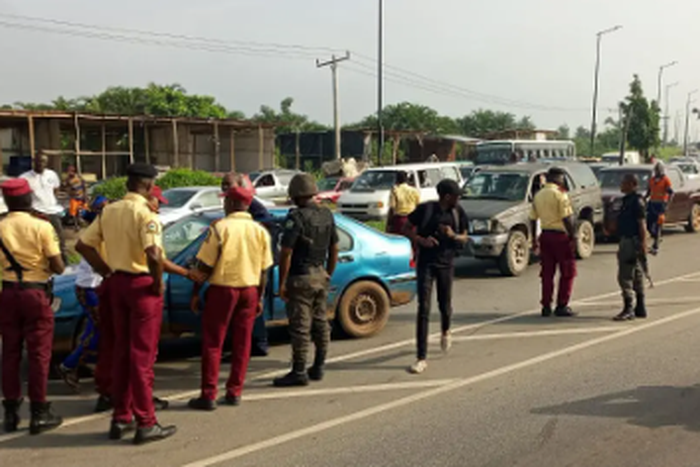 LASTMA officials at work [Vanguard News]