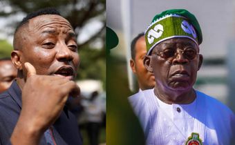 Omoyele Sowore and President Bola Tinubu. [Facebook]