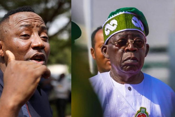 Omoyele Sowore and President Bola Tinubu. [Facebook]