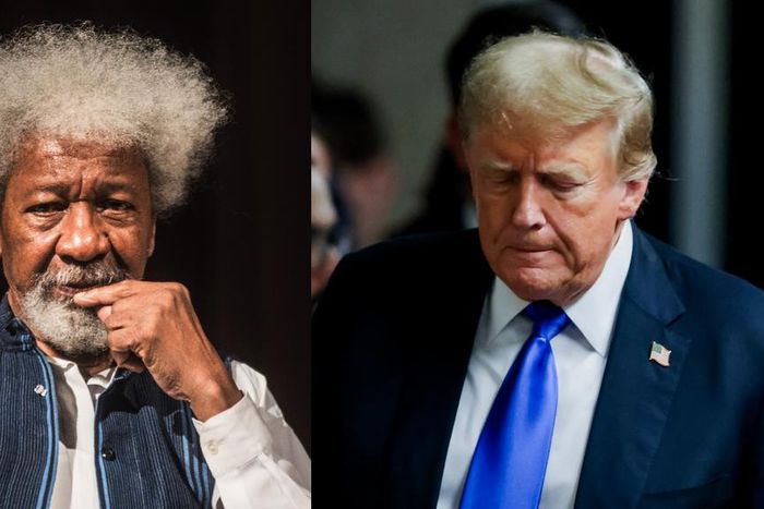 Wole Soyinka, and Donald Trump. [Facebook]