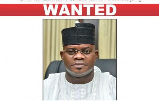 Yahaya Bello. [EFCC, Facebook]