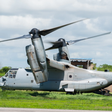 An MV-22 Osprey lands at Magagoni Airfield, Kenya on April 10, 2024. Photo by Senior Airman Kevin Nious
