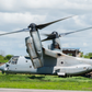 An MV-22 Osprey lands at Magagoni Airfield, Kenya on April 10, 2024. Photo by Senior Airman Kevin Nious
