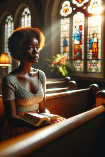 The sermon was a turning point for me [DALL-E2024]