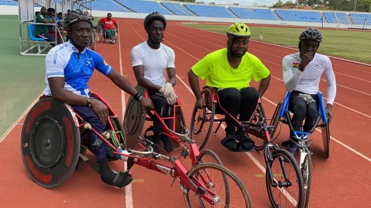 File photo: Samson Deen and Ghana Paralympic team