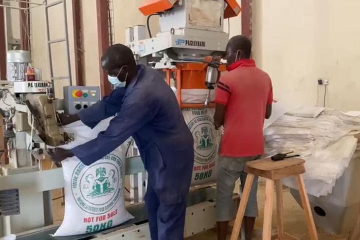 We're bagging 42,000MT of grains for distribution, Presidency updates Nigerians [Presidency]