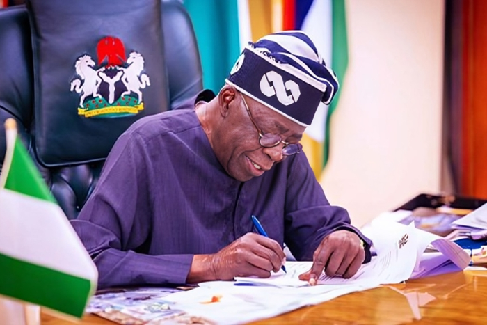 President Bola Tinubu signed the national student loan after the National Assembly amended the report from the Committee on Tertiary Institutions and TETFund. [The Presidency Nigeria/X]