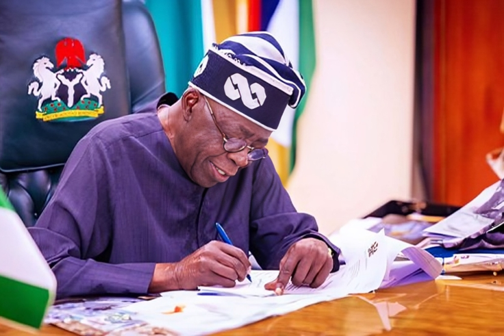 President Bola Tinubu signed the national student loan after the National Assembly amended the report from the Committee on Tertiary Institutions and TETFund. [The Presidency Nigeria/X]