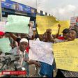Ibadan youths are out protesting the current hardship in the country [BBC]