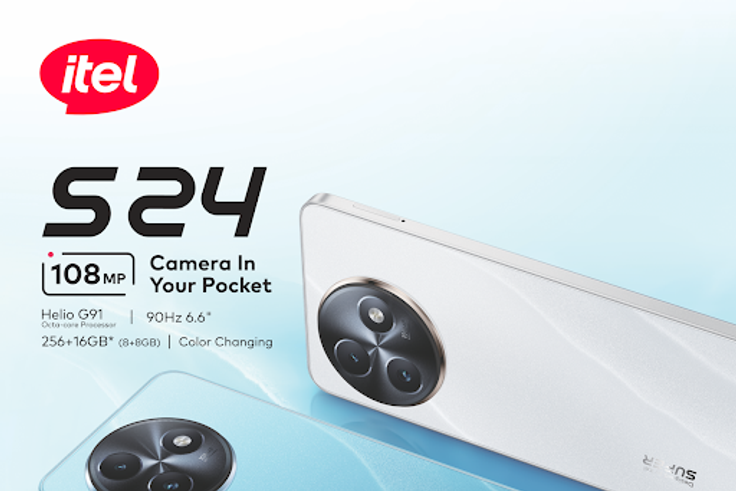 108MP camera in your pocket: itel launches new S24 smartphone in Nigeria