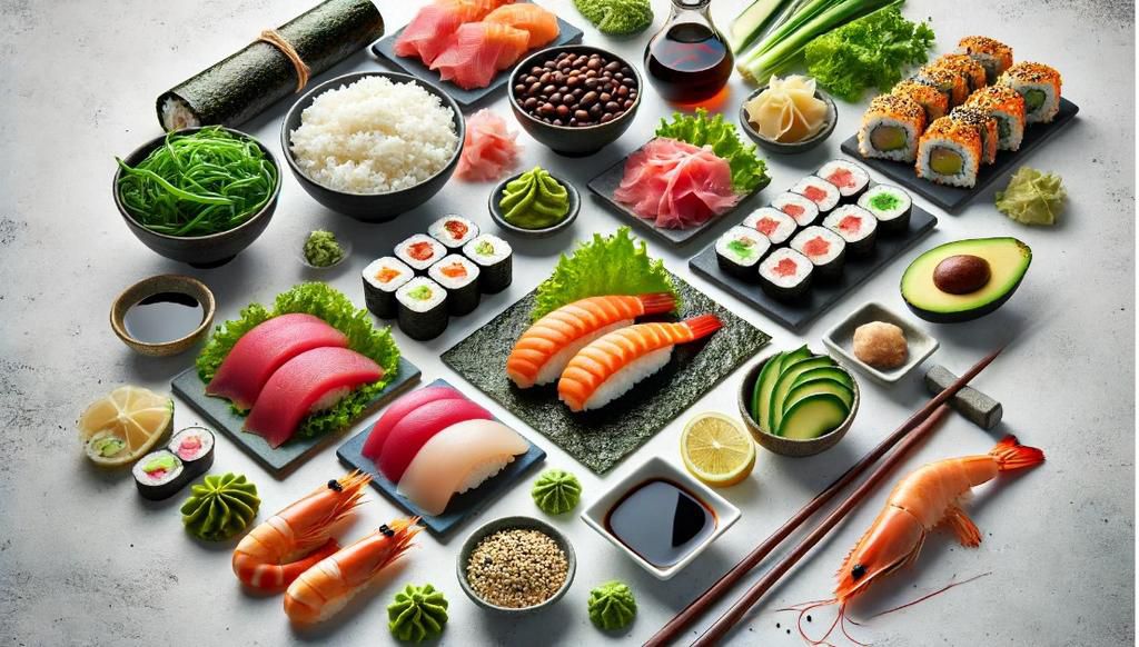 Sushi ingredients