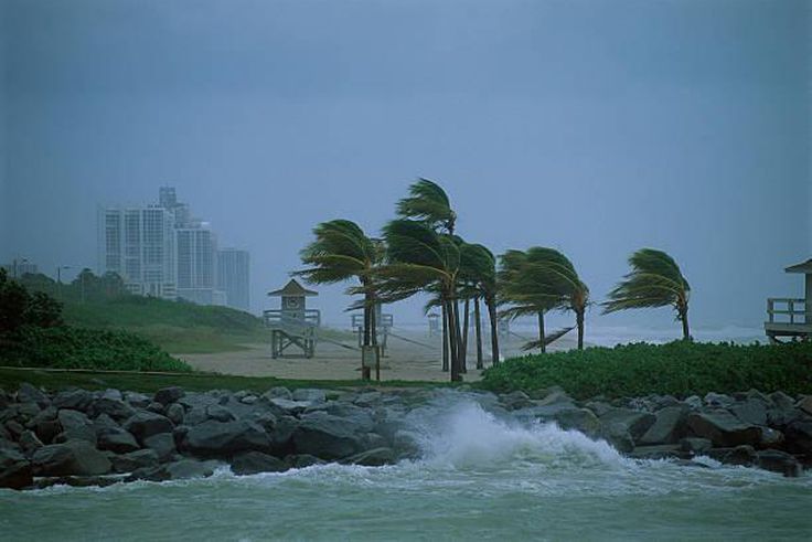 A tropical cyclone