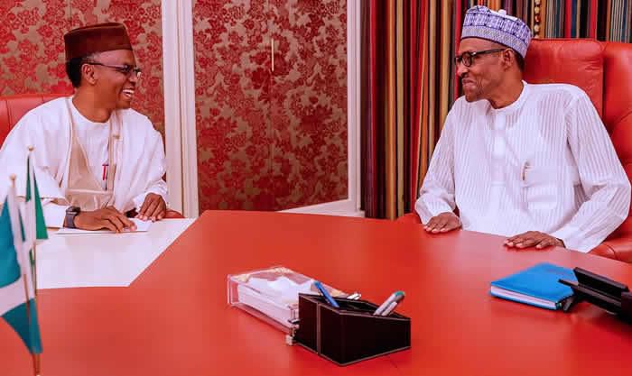 Nasir  El-Rufai and Muhammadu Buhari