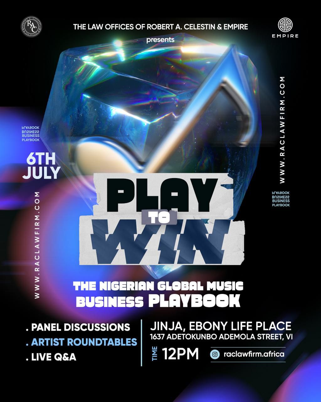 Transforming Nigerian Music: RAC Law and EMPIRE Africa's groundbreaking initiative in Lagos