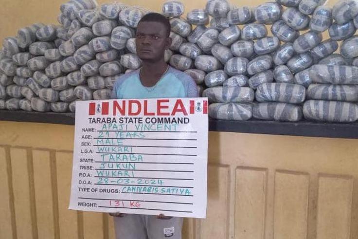 NDLEA seizes consignment of psychoactive substances hidden in noodles in Bayelsa [Facebook:NDLEA]