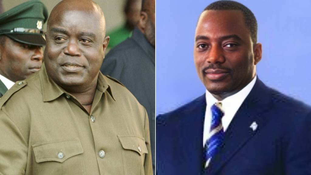Former DRC presidents Laurent Kabila & his son Joseph Kabila