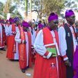 Church of Uganda bishops in their regalia