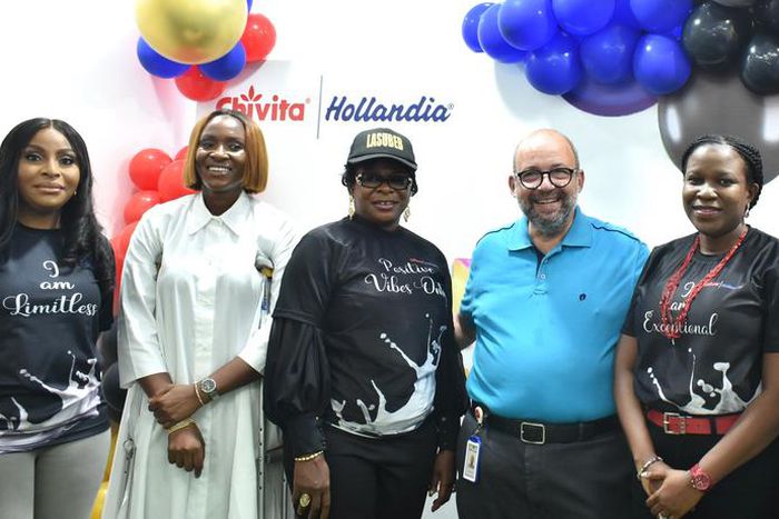 L-R: Head, Public Affairs & Communications, Chivita Hollandia (CHI Limited), Zainab Obagun; General Manager, Lagos State Office of Disability Affairs, Adenike Oyetunde; Head of Early Children Care Development ECCDE/Special Unit, Lagos State Universal B...